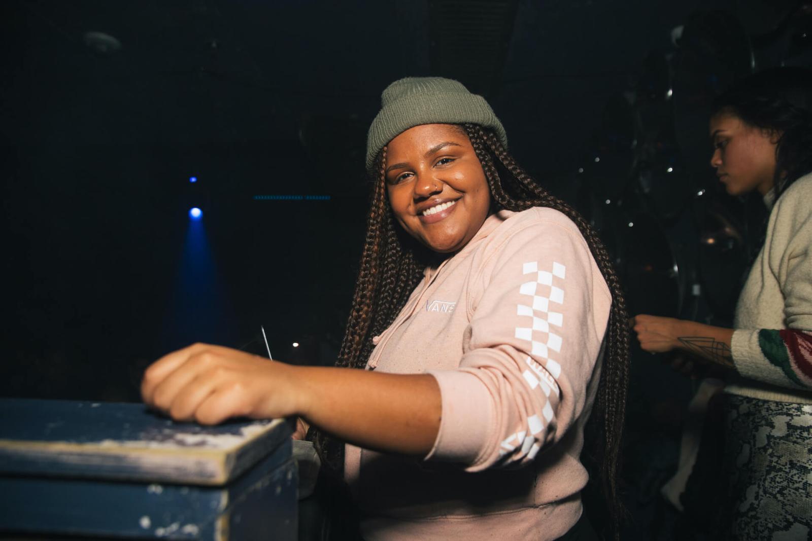 Dionne Ledbetter in a D.C. Club